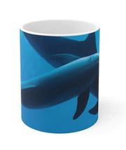 Dolphin wildlife White Ceramic Mug 11 OUNCE - £17.52 GBP
