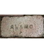 Antique brick  ALAMO yellow fire brick from Hawaii  - $39.66