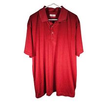 Grand Slam Golf Men's Polo Short Sleeve Shirt Red Size X Large - $9.39