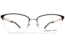 Adrienne Vittadini Eyeglasses Frames AV1234 Burgundy Sparkle Square 54-17-140 - £37.43 GBP