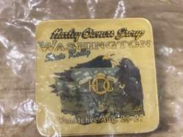 Vintage Harley Owner&#39;s Group Washington Rally Wenatchee Pin - $9.41