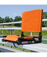 The Gamechanger Stadium Chair Orange Sports Games Bleacher Chair - $724.21 MXN