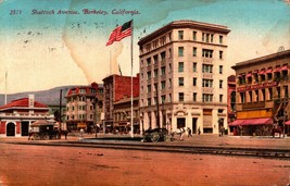 VINTAGE Postcard Shattuck Avenue in Berkeley, California-BK33 - £2.37 GBP