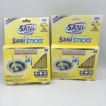 Sani Sticks Lemon Keeps Drains &amp; Pipes Clean As Seen On Tv! Brand New! Lot Of 2 - £14.18 GBP