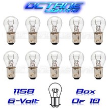 OCTANE LIGHTING 1158 6 Volt 6V Tail Light Brake Stop Turn Signal Lamp Bu... - $183.60 MXN