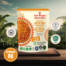 Eat Regal Jollof Rice with Vegetables, 8.8 Ounce, Pack of 6 - $14.99