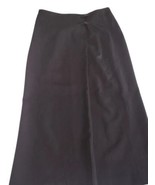 Vtg Lauren Ralph Lauren Pet Wool Blend Midi Wrap Skirt Size 10P Black Li... - £48.92 GBP
