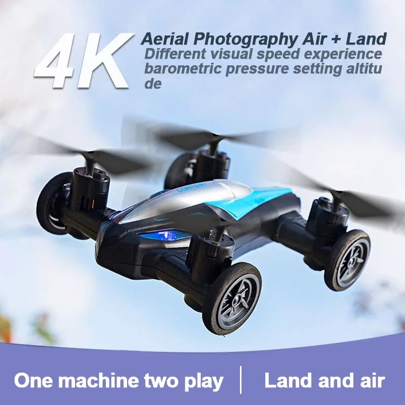 KBDFA KB-68 Land-Air Drone RC Car 4K Professional HD Camera Obstacle Avoidan - £52.95 GBP+