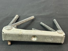 VINTAGE KLEIN FOLDING STANDARD HEX SET No. 68702 MADE IN USA 5 IN ONE - $184.53 MXN