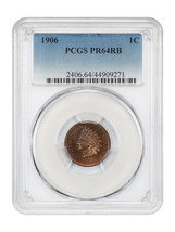 1906 1C Pcgs PR64RB - £366.36 GBP