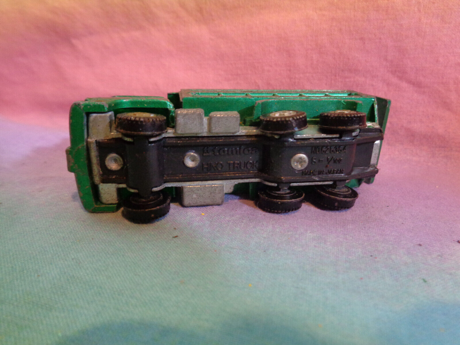 Vintage Tomica Hino Dump Truck Green Die and 50 similar items