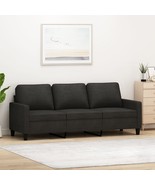  3-seater Sofa Black Polyester, Metal, Textilene 3-seater - $10,215.43 MXN