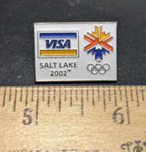 VISA - Salt Lake 2002 -  Olympic Enamel Lapel/Hat Pin - £7.81 GBP