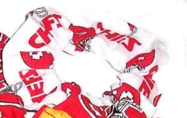 Kansas City Chiefs Red White Fabric Hair Scrunchies by Sherry NFL  Lot of 4 - £23.14 GBP