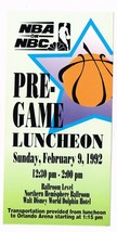 1992 Nba All Star Game Pre Game Luncheon Ticket Stub Orlando - £37.68 GBP