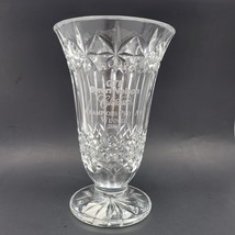 Waterford Crystal Lismore Castle 10&quot; Balmoral Starburst Large Vase Byron Nelson - £119.05 GBP