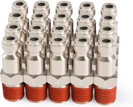Chillwaves Automotive T-Style Air Plug, 1/4&quot; Npt Male Pneumatic Plugs,, ... - $741.85 MXN