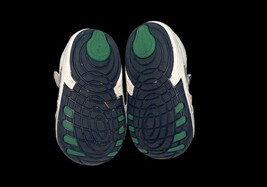 Stride Rite Boys Shoes Size 5.5 XW White Gray Leather Sneakers Hook & Loop image 5