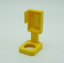 Fisher Price Little People 2500 Main St. Yellow Telephone Phone Payphone 1986 - £2.72 GBP