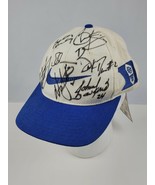 NOS 1990&#39;s Nike Duke Snapback Hat w/ Autographs Dawkins, Hurley, Snyder,... - £186.65 GBP