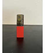 CLINIQUE Pop Lip Color + Primer Lipstick in “ 06 Poppy POP ” ~ Full Size... - $12.04