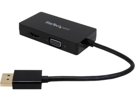 Star Tech.Com DP2VGDVHD Display Port To Vga / Dvi / Hdmi Adapter – 3-in-1 Dp Conve - £73.53 GBP