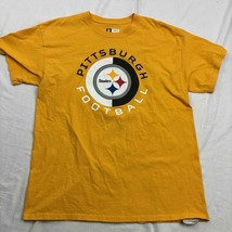 NFL Team Apparel Unisex Short Sleeve Pittsburgh Steelers Print T-Shirt L... - £14.01 GBP