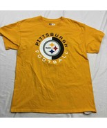 NFL Team Apparel Unisex Short Sleeve Pittsburgh Steelers Print T-Shirt L... - £13.99 GBP