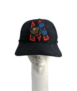 Mickey Mouse Co. Hat Adjustable Cap Adult Black Blue Red Vintage EUC - $9.50