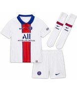 NIKE CD4593-101 Accor Paris Boy&#39;s Tee Shorts &amp; Socks - $106.10 CAD