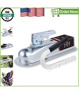 Durable Powder-Coated 2&quot; Channel Wide Trailer Coupler for 3500 LB Towing - $738.34 MXN