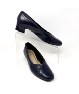 Soft Style by Hush Puppies Dark Navy Blue Block Heel Pump Size 8.5 - $458.95 MXN