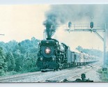 Southern Railway Locomotive 610 at Bristow VA Virginia UNP Chrome Postca... - $3.91