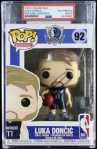 Luka Doncic Signed Funko Pop! PSA Encapsulated Auto Mavericks - £719.41 GBP