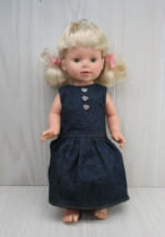 Playmates Baby So Beautiful doll blond hair hazel eyes 1995 vintage - $19.79