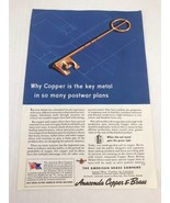 1944 Vintage Print Ad Anaconda Copper And Brass War Needs Get First Call... - £7.73 GBP