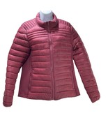 Ci Sono Womens Quilted Puffer Jacket Burgundy Full-Zip Long Sleeve Size ... - $512.99 MXN