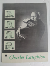 Vintage - Meet Charles Laughton Film Souvenir Program - £10.86 GBP