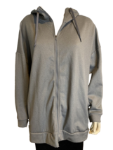 Nike Gray Fleece Hooded Jacket Size 3X - £26.26 GBP