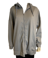 Nike Gray Fleece Hooded Jacket Size 3X - £26.19 GBP