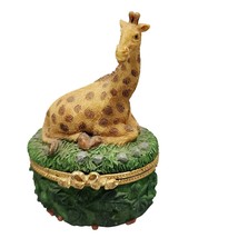 1998 Giraffe Hinged Miniature Trinket Box Figurine By Ranger Internation... - $19.49