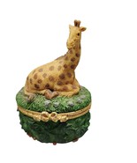 1998 Giraffe Hinged Miniature Trinket Box Figurine By Ranger Internation... - $356.52 MXN