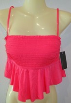 Kenneth Cole Size Large RS41K89 Bright Coral New Swim Bikini Tankini Top - $58.41