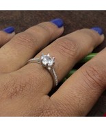 Sexy Indischer Stil 925 Massiv Silber Ring Weiß Cz Nieten Platin Finish - £13.41 GBP