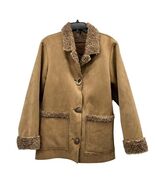 Wooly Bully Wear Jacket Womens M Used Tan Lined Handmade Colorado Boho - $737.88 MXN