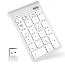 Wireless Number Pad, Portable 2.4Ghz Usb 10 Keys Financial Accounting Nu... - $37.99