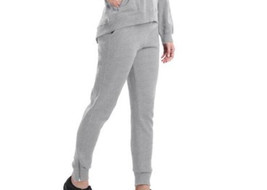 MSRP $68 Josie Natori Womens Zippered Hem Jogger Pants Gray Size Medium - £13.06 GBP