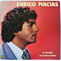 ENRICO MACIAS ~ UN BERGER VIENT DE TOMBER ~ 1982 LP ~ VG+ / VG+ French A... - $15.83