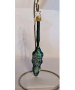 Vintage OWC Old World Germany Blown Glass Alligator Christmas Tree Ornament - £11.40 GBP