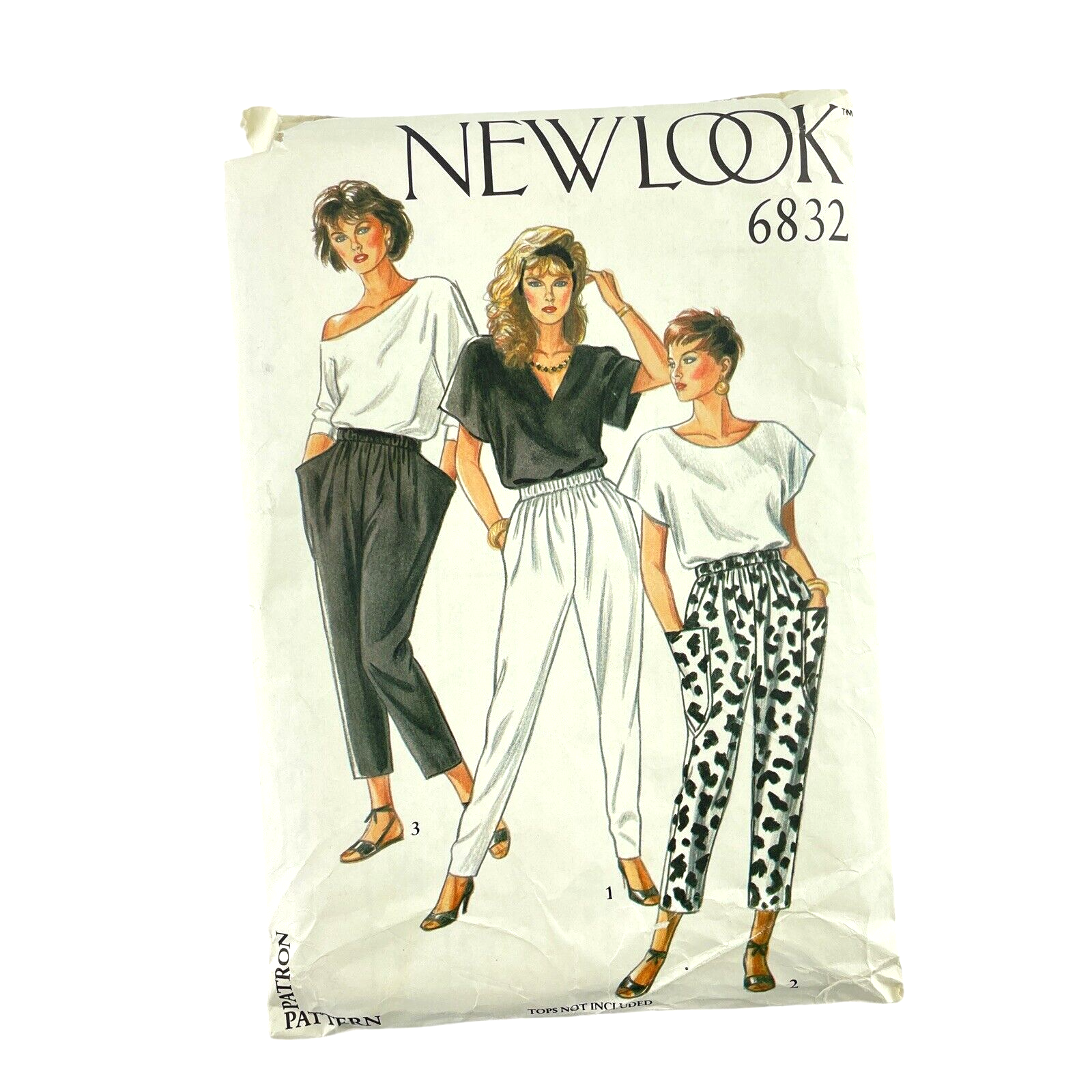 English Pattern Co New Look Sewing Pattern 6832 Pants High Waist Tapered Sz 8-18 - £11.04 GBP